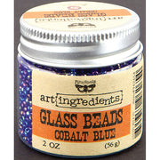 FINNABAIR Art Ingredients - Glass Beads Cobalt Blue